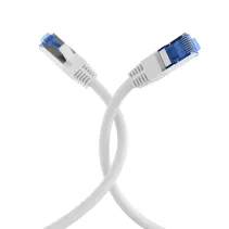 Patchcord Cat6a/Cat7 SFTP 10M 100% Cu szary