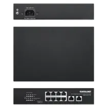 Switch giga 8P poe+ 2P uplink