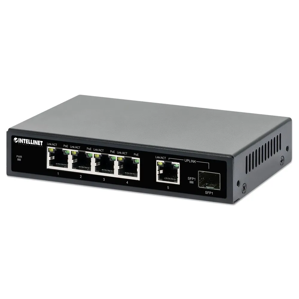 Switch giga 5P poe+ 1P sfp
