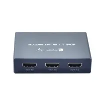 Techly 365511 Switch 3x1 HDMI 8K*60Hz z pilotem IR