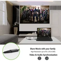 Adapter Mini DisplayPort 1.4 Thunderbolt na HDMI 8K*30Hz M/F