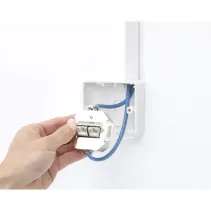 Gniazdo podtynkowe 2x RJ45 Cat6 STP białe