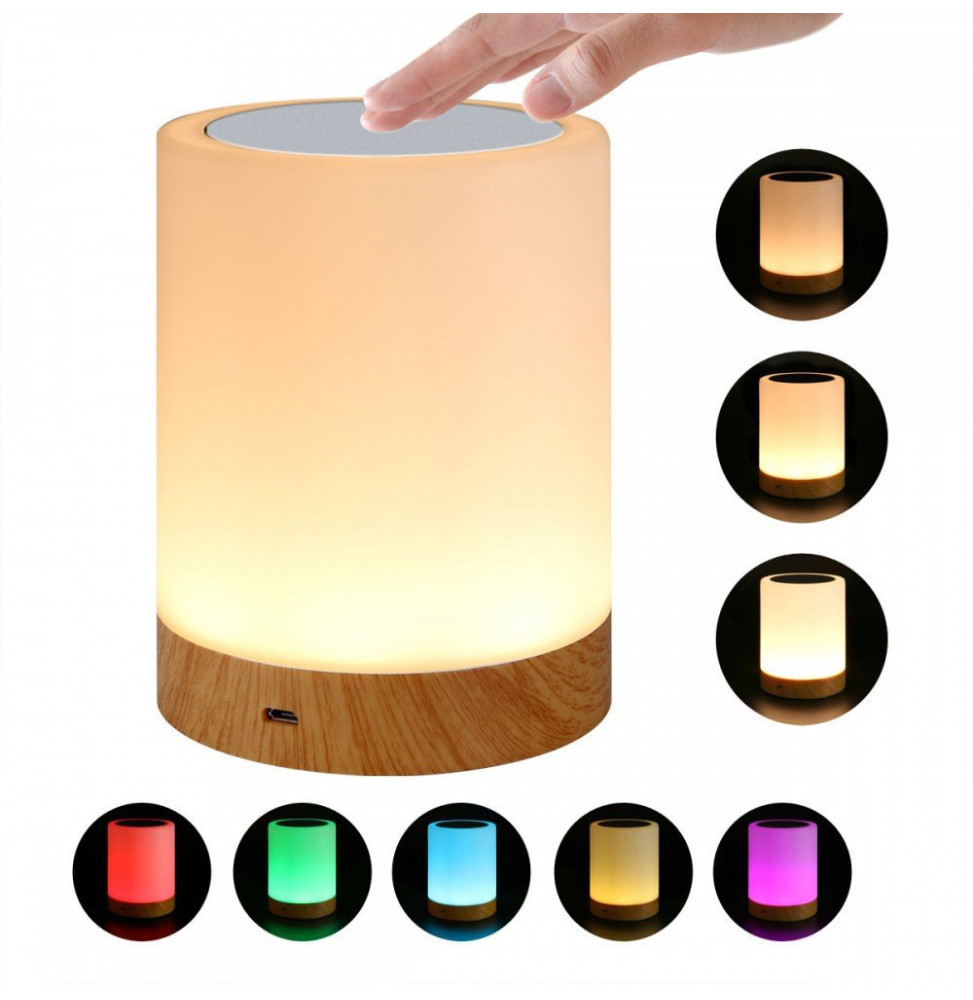 Lampka led rgb touch