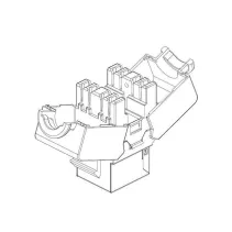 Moduł keystone C6 ftp toolless
