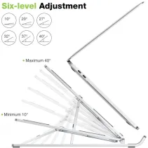 Techly 364255 Podstawka pod laptopa 16" składana