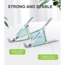 Techly 364255 Podstawka pod laptopa 16" składana