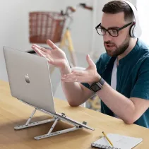 Techly 364255 Podstawka pod laptopa 16" składana