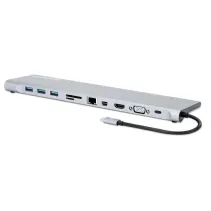 Manhattan 130578 Stacja dokująca USB-C PD 11w1 - B2B Netinet