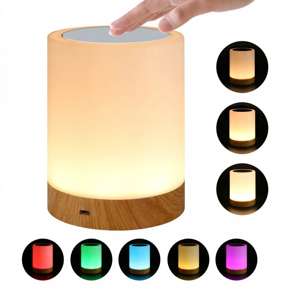 Lampka led rgb touch