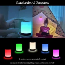 Lampka led rgb touch