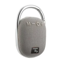 Głośnik Bluetooth 5.3, 5W, TWS, LED, USB MicroSD MP3, szary