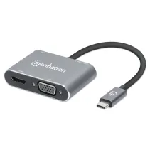 Adapter USB-C na HDMI 4K*30Hz, HDMI USB-A USB-C PD HDMI VGA