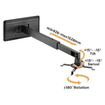 Techly 362190 Uchwyt ścienny 93-153cm do projektota - B2B Netinet