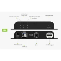 Extender HDMI 1.3 1080p60Hz do 40km po światłowodzie LC IR