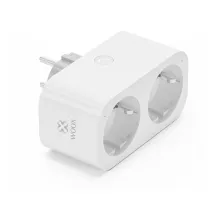 Smart gniazdko podwójne z pomiarem zużycia prądu Schuko WiFi