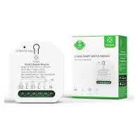 Smart uniwersalny sterownik zasilania 230V, podwójny, WiFi