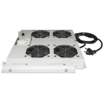 Panel chłodzący 4x wentylator rack 19 sufitowy z termostatem