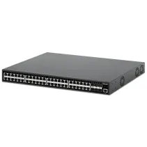 Switch zarządzalny 48x RJ45 Gigabit PoE+ 450W, 6x SFP+ 10G