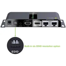 Extender HDMI 1x2 1080p60Hz do 40m po skrętce Kat6 IR PoC