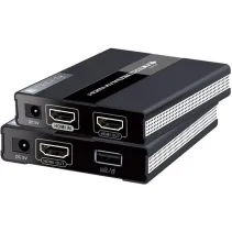 Extender KVM HDMI/USB 1080p60Hz do 60m po skrętce Kat6 PoC