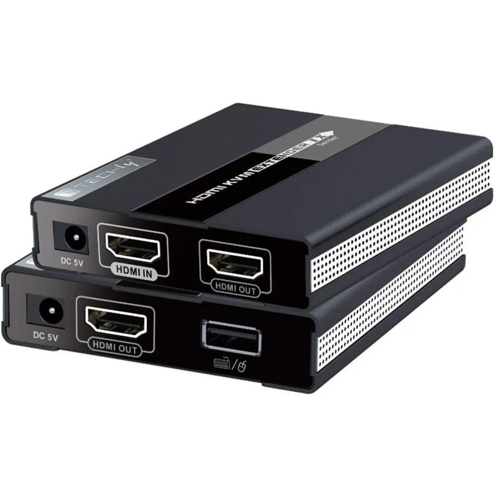 Extender KVM HDMI/USB 1080p60Hz do 60m po skrętce Kat6 PoC