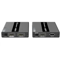 Extender KVM HDMI/USB 1080p60Hz do 60m po skrętce Kat6 PoC