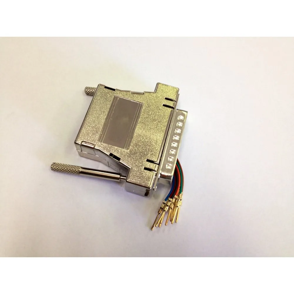 Adapter wtyk D-Sub 25-Pin DB25 na RJ45 gniazdo