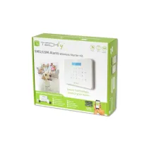 Zestaw alarmowy GSM centralka/2 czujniki/2 piloty/2 karty RFID