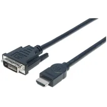 Kabel HDMI na DVI-D 24+1 Dual Link 1,8M