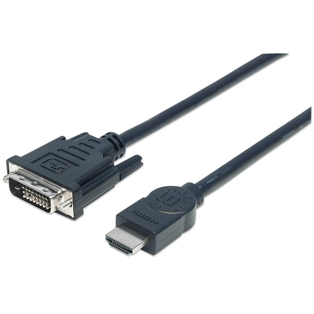 Kabel HDMI na DVI-D 24+1 Dual Link 1,8M