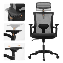 Krzesło biurowe czarne 16