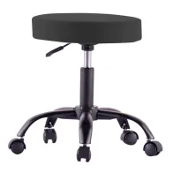 Stołek biurowy czarny