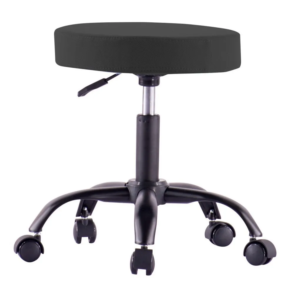 Stołek biurowy czarny