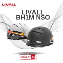 Kask Livall BH51M NSO z JBL szary 54-58cm BT/LED/SOS