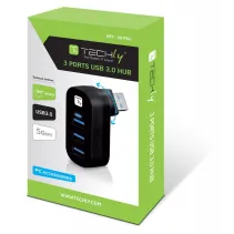 Hub USB 3.0 3-portowy z obrotowym wtykiem USB-A