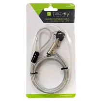 Techly 108262 Linka zabezpieczająca do laptopa Wedge-Lock