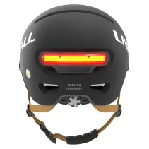 Kask Livall L23 czarny 58-62cm z szybką ochronną LED/SOS