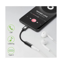 Techly 367973 Adapter audio USB-C do mini Jack 3.5mm DAC