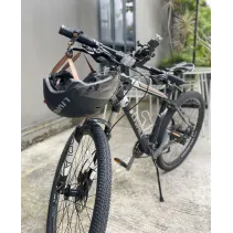 Kask Livall L23 czarny 58-62cm z szybką ochronną LED/SOS