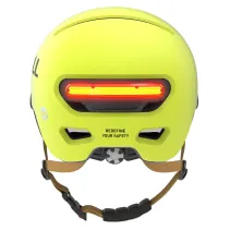 Kask Livall L23 żółty 58-62cm z szybką ochronną LED/SOS