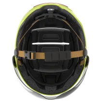 Kask Livall L23 żółty 58-62cm z szybką ochronną LED/SOS
