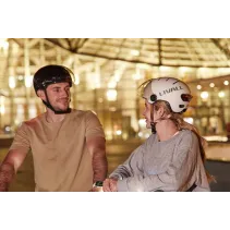 Kask Livall L23 żółty 58-62cm z szybką ochronną LED/SOS