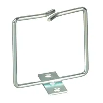 Uchwyt kablowy pojedynczy do szaf Rack, srebrny