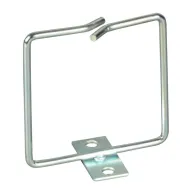 Uchwyt kablowy pojedynczy do szaf Rack, srebrny