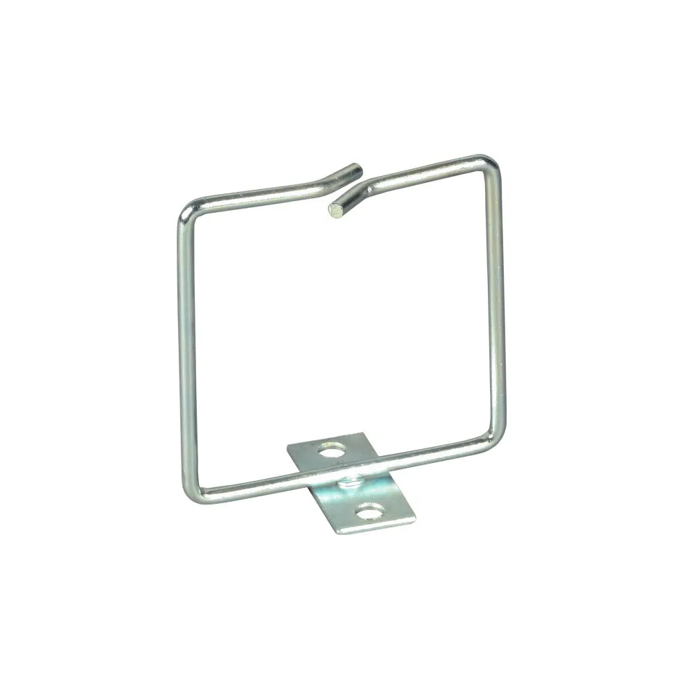 Uchwyt kablowy pojedynczy do szaf Rack, srebrny