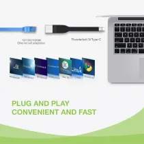 Karta sieciowa/adapter USB-C na RJ45 Gigabit, elastyczna