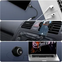 Techly 367973 Adapter audio USB-C do mini Jack 3.5mm DAC