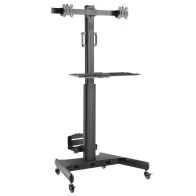 Techly 107463 Wózek do 2 monitorów 13-32" z uchwytem PC - B2B Netinet