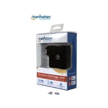 Zasilacz 230V USB-C Power Delivery 60W/3A, USB-A 5V 2.4A