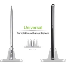 Techly 368970 Pionowy regulowany stojak na laptopa notebooka